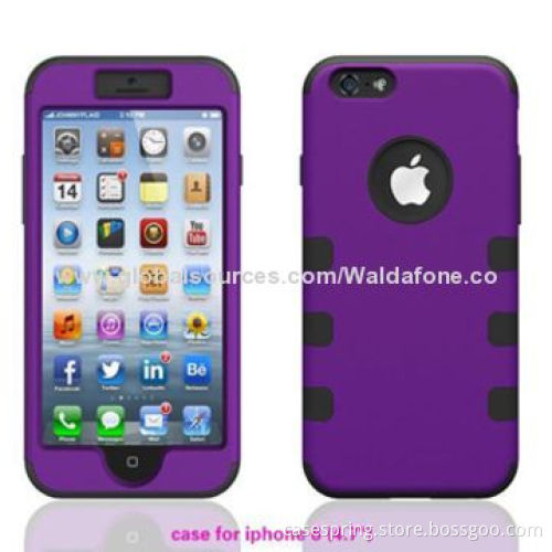 Hybrid Case for iPhone 6, Triple Mobile Shell